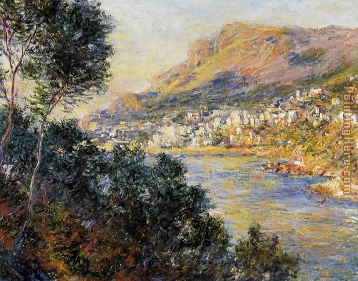 Monte Carlo Seen from Roquebrune painting - Claude Monet Monte Carlo Seen from Roquebrune art painting